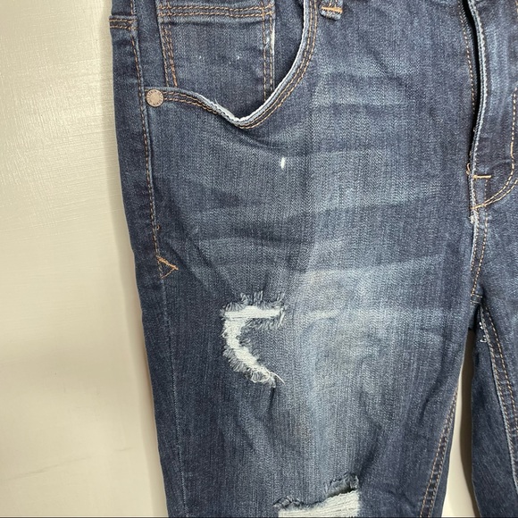 1877 distressed cropped denim jeans size 6 - Picture 2 of 9